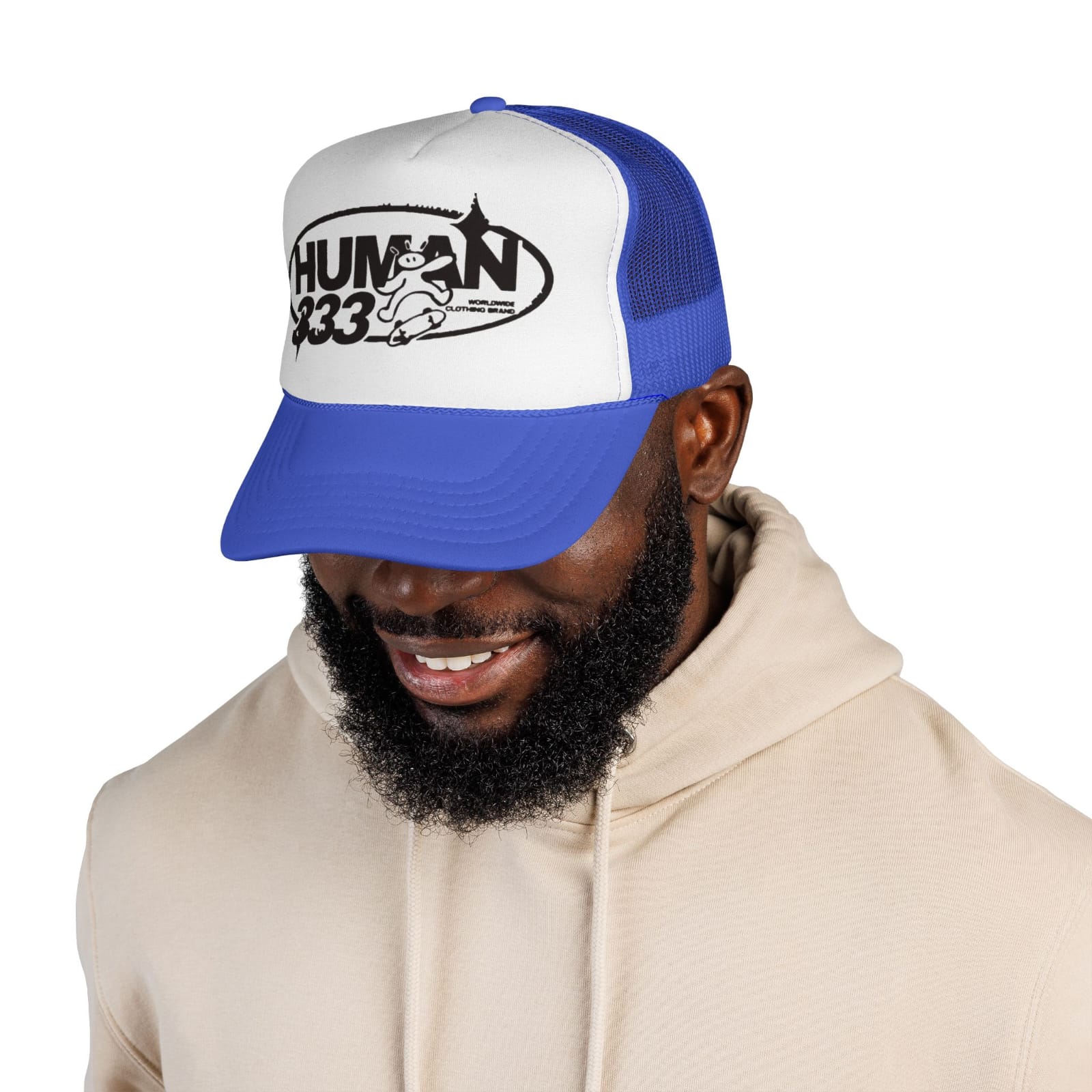 333 Curved Foam Trucker Cap