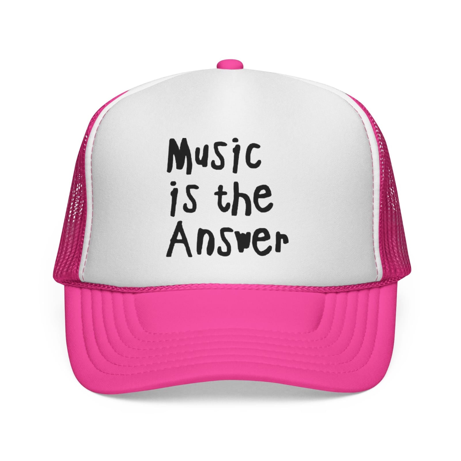 Music Is The Answer Foam Trucker Cap