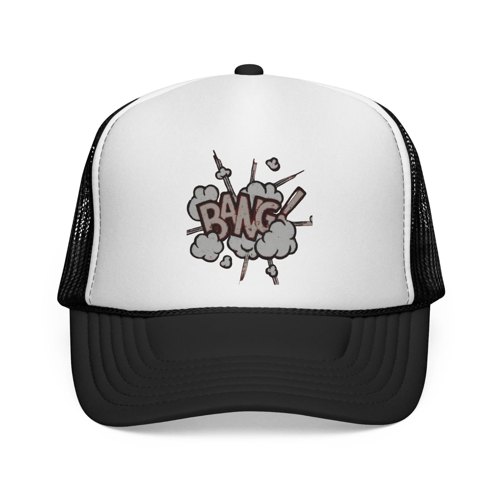 Bang Curved Peak Foam Trucker Cap