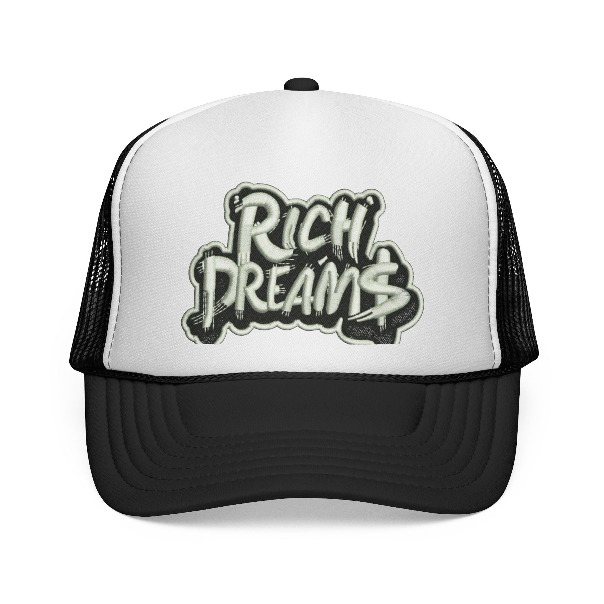 Rich Dreams Curved Peak Foam Trucker Cap