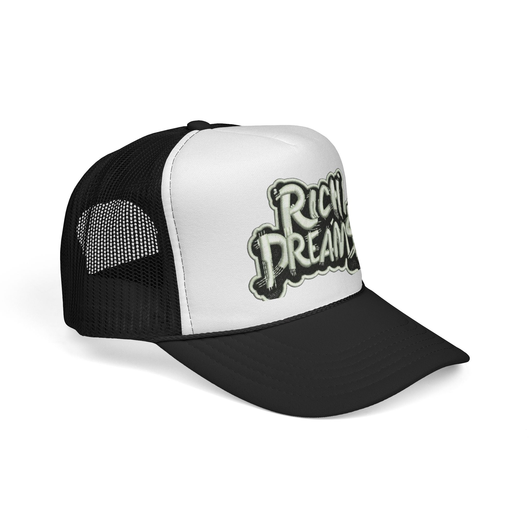 Rich Dreams Curved Peak Foam Trucker Cap