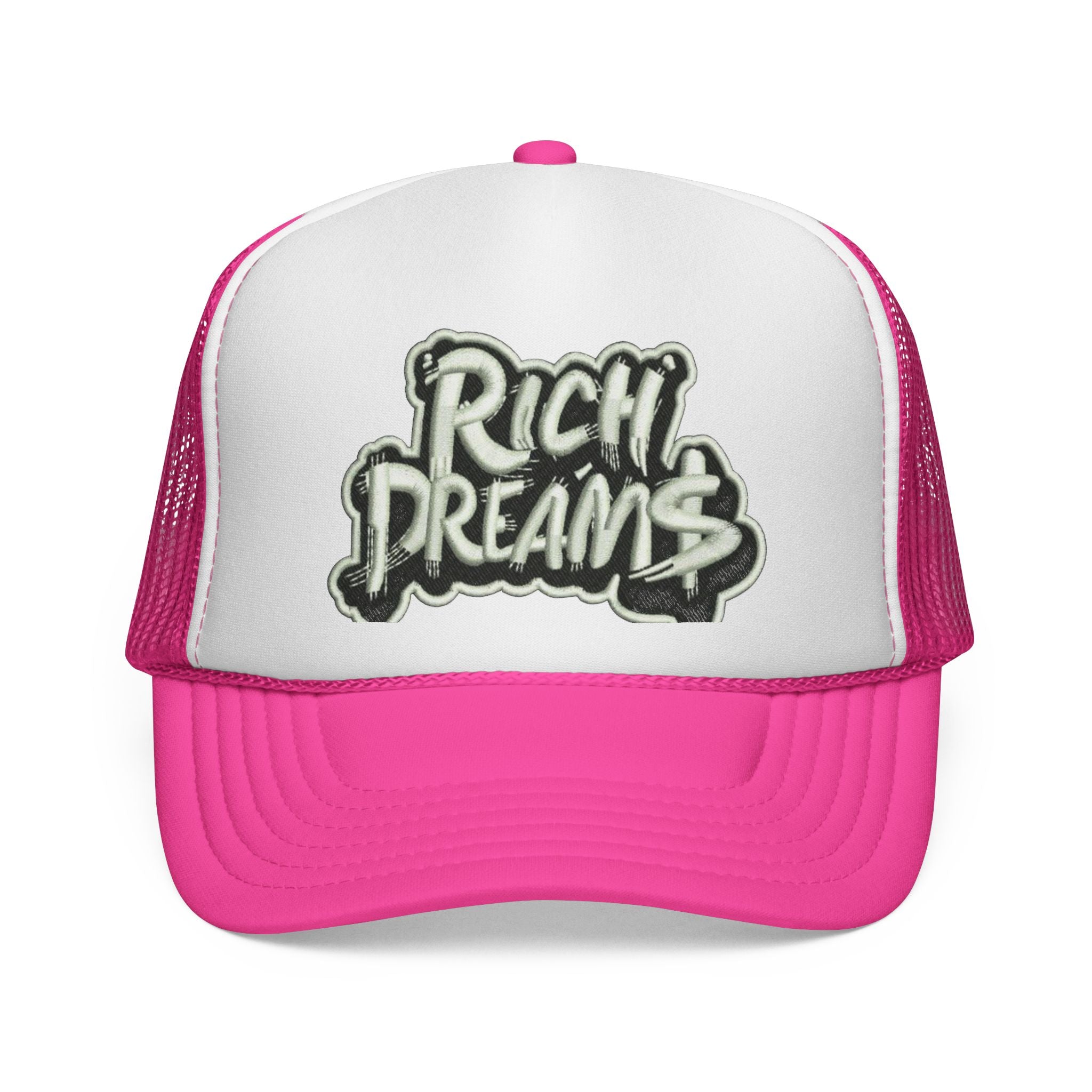 Rich Dreams Curved Peak Foam Trucker Cap
