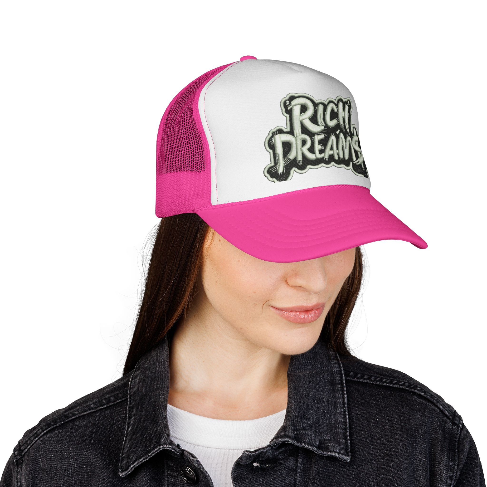 Rich Dreams Curved Peak Foam Trucker Cap