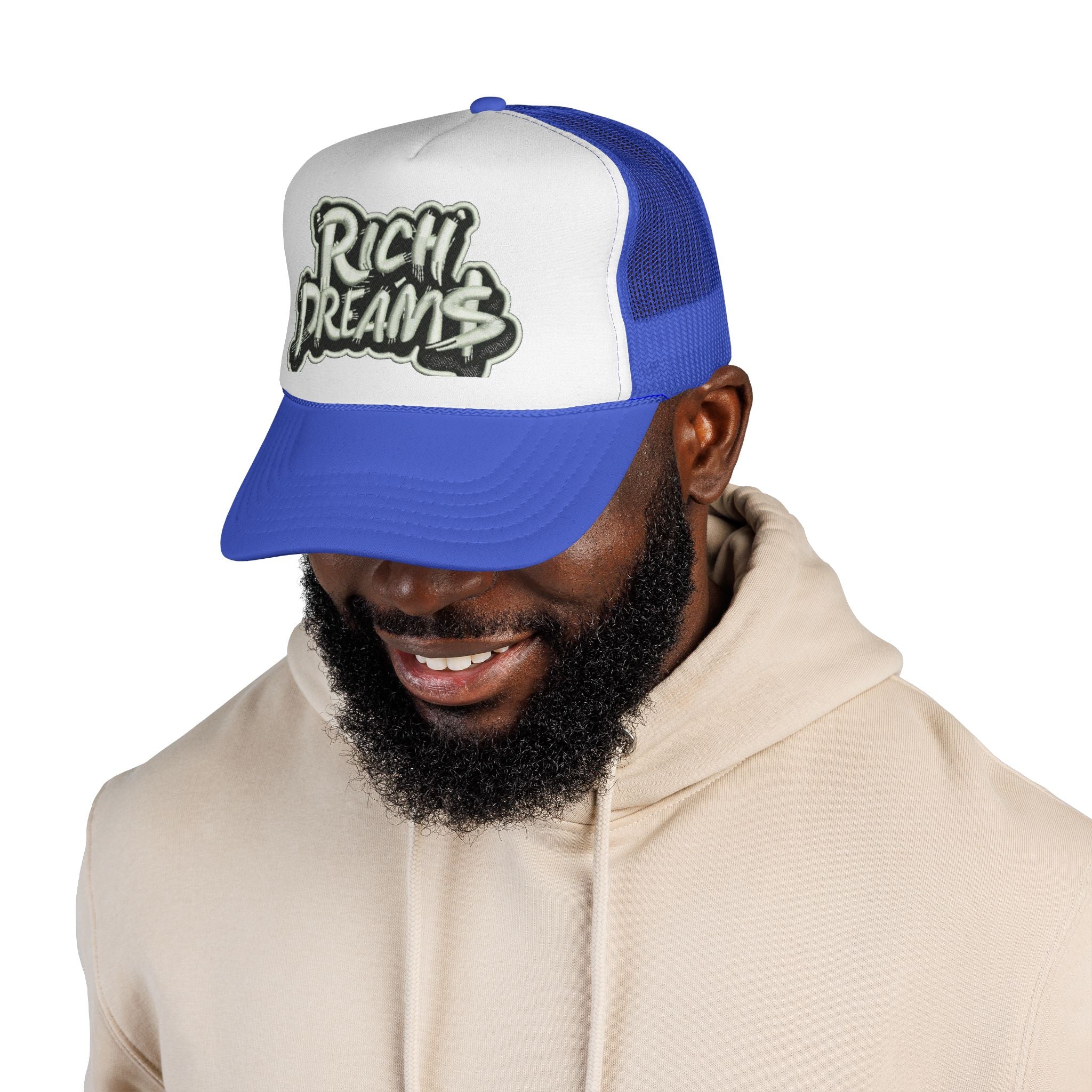 Rich Dreams Curved Peak Foam Trucker Cap