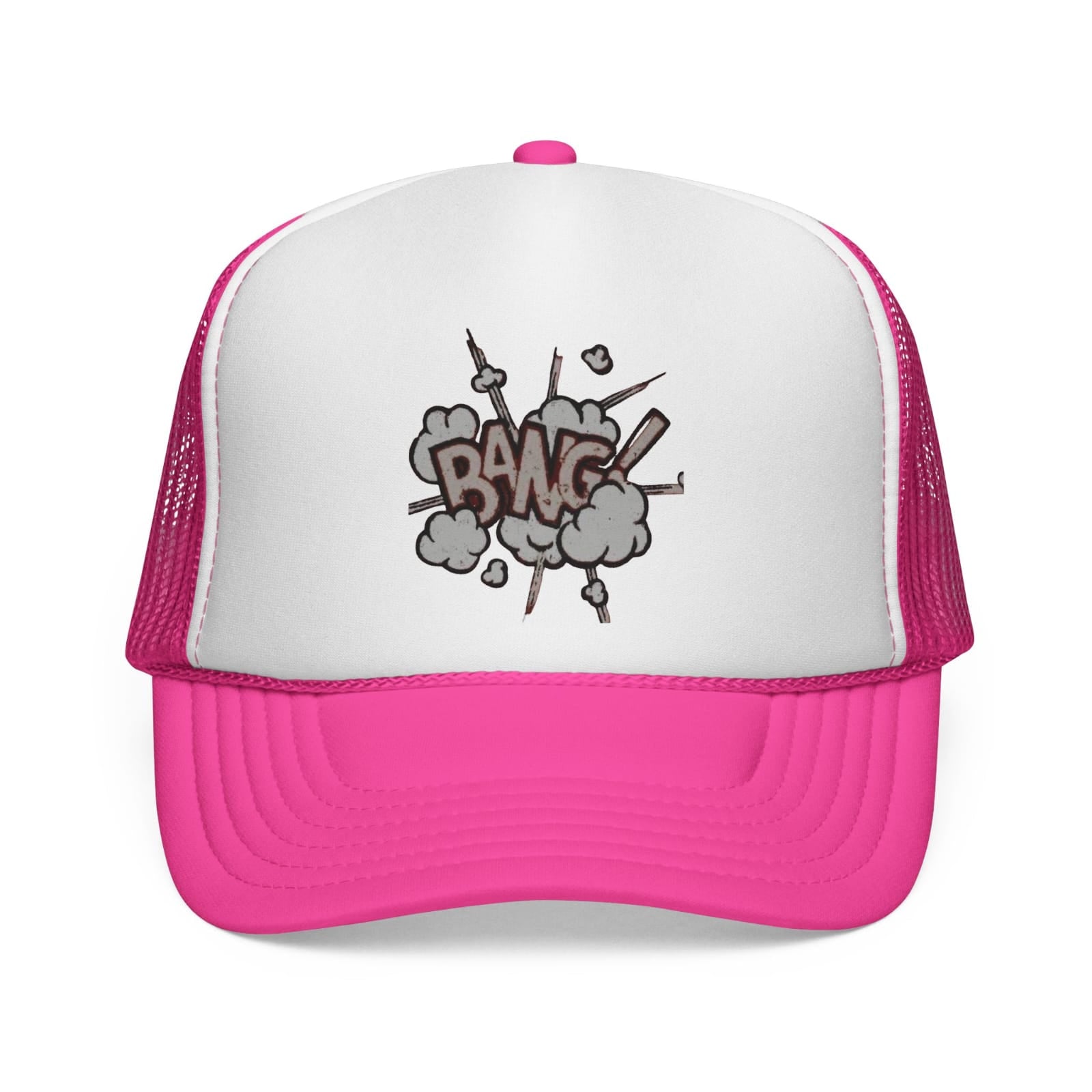 Bang Curved Peak Foam Trucker Cap