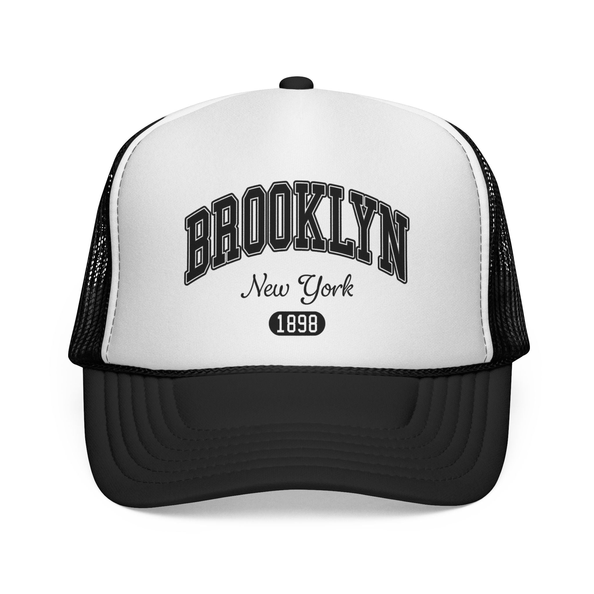 NYC Curved Peak Trucker Cap