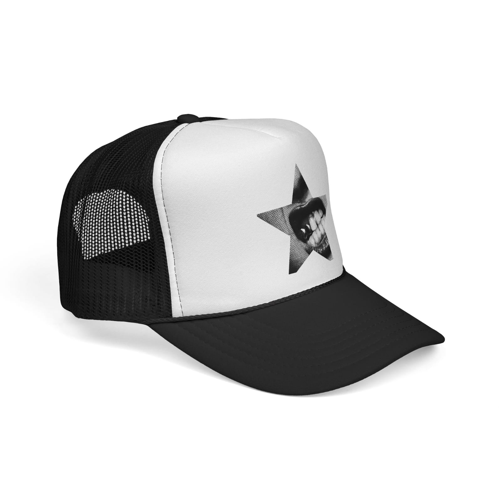Glistening Curved Peak Foam Cap
