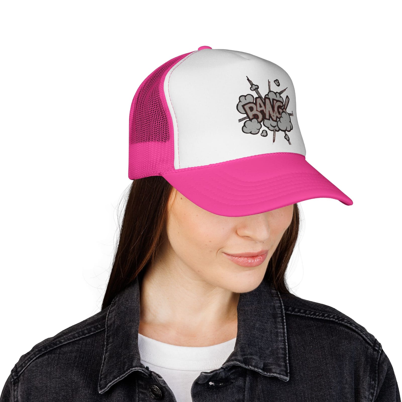 Bang Curved Peak Foam Trucker Cap