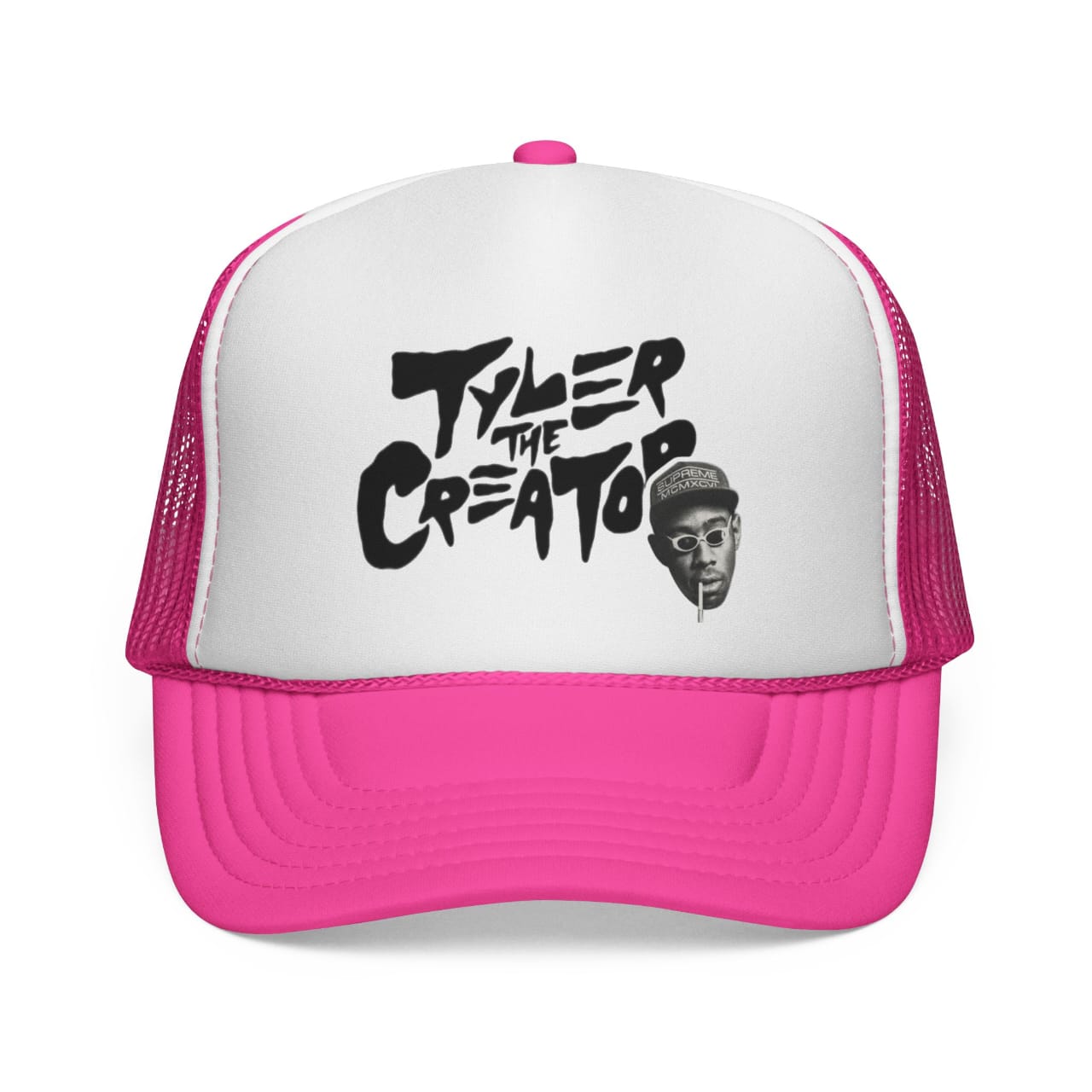 T T C Curved Peak Foam Cap
