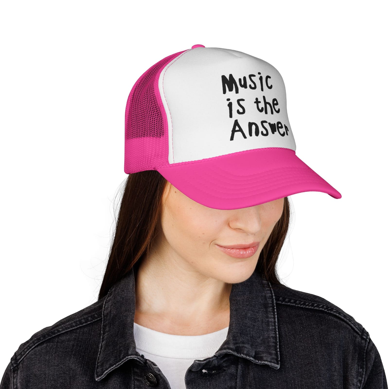 Music Is The Answer Foam Trucker Cap
