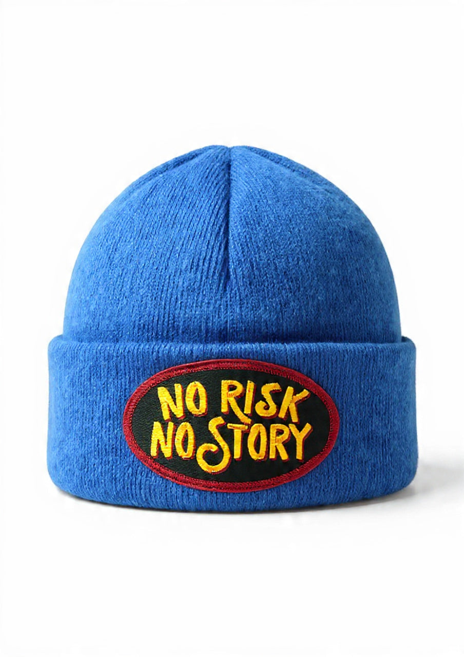 No Risk No Story Fleece Beanie
