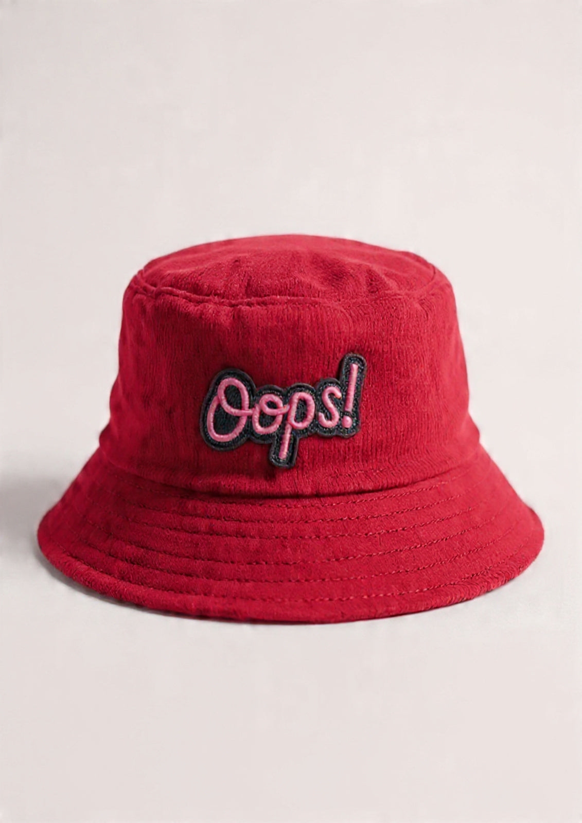 Oops! Corduroy Bucket Hat