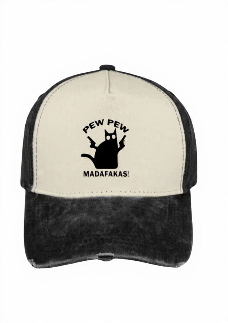 Pew Pew Washed 5 Panel Cap