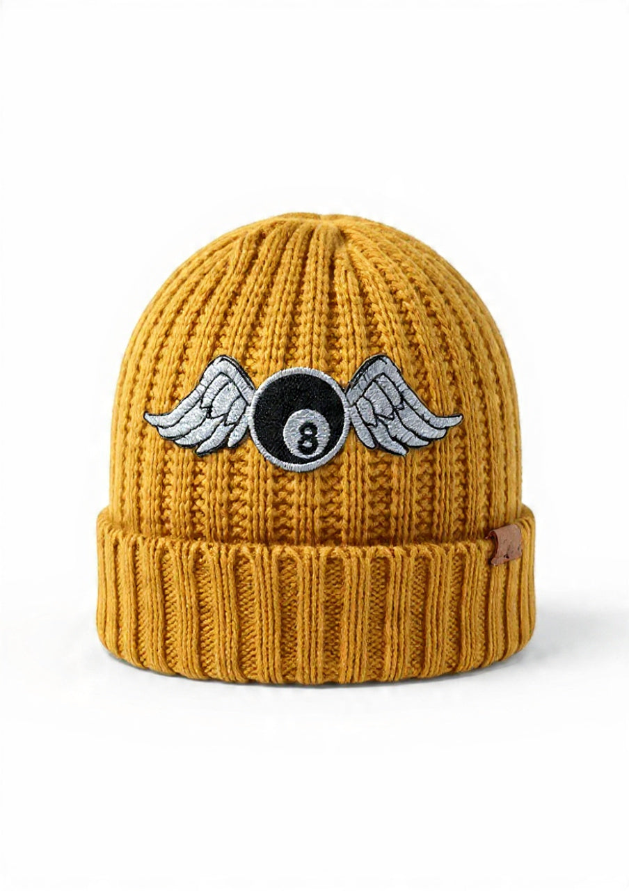 Winged Billiard Fisherman Beanie
