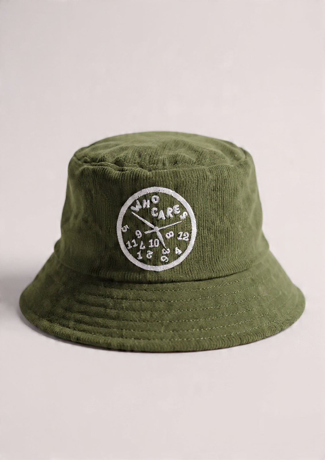 Who Cares Corduroy Bucket Hat