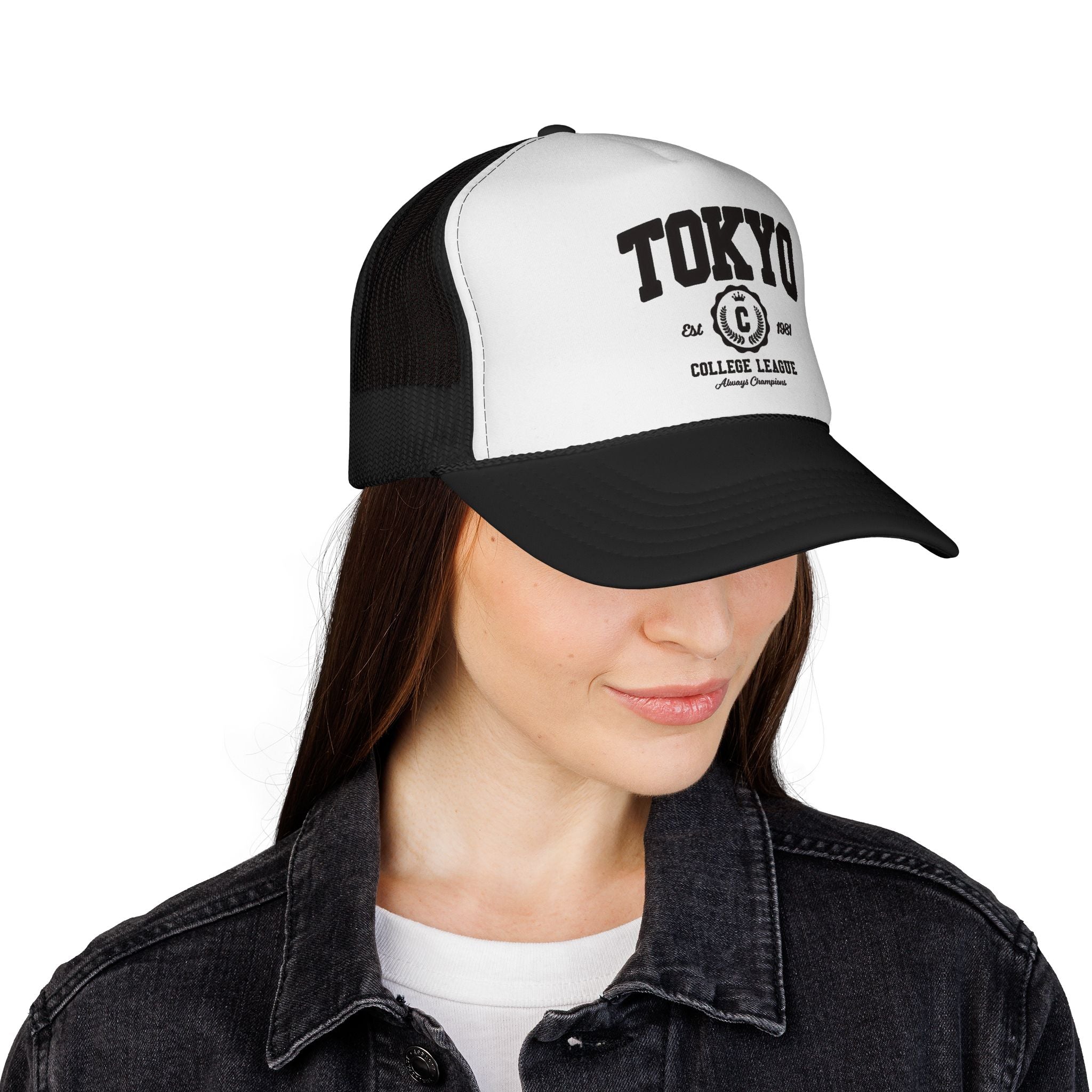 Tokyo Curved Foam Cap