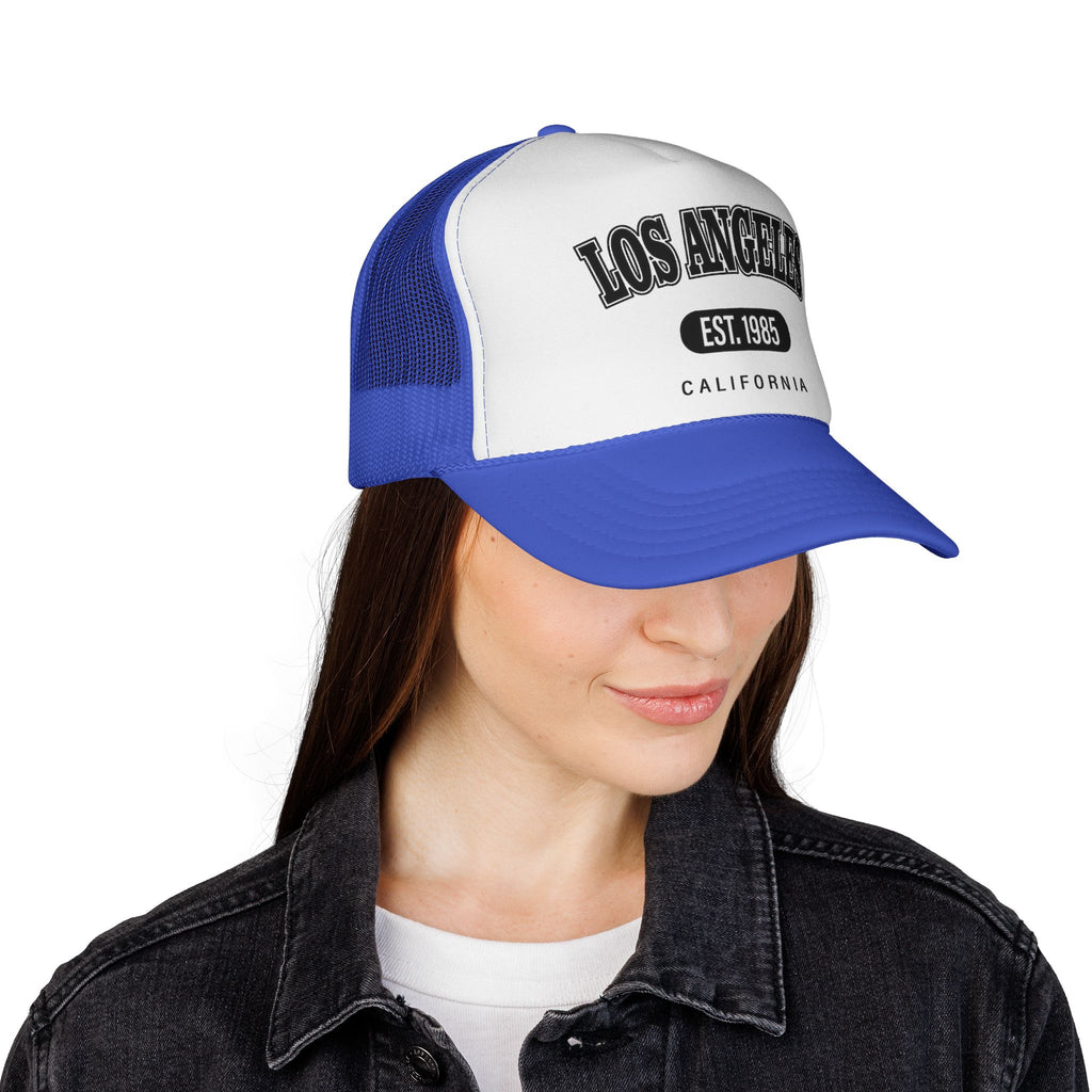 LA 1985 Curved Peak Foam Cap