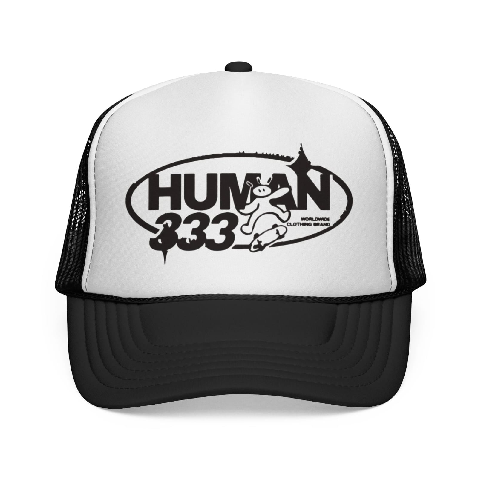 333 Curved Foam Trucker Cap