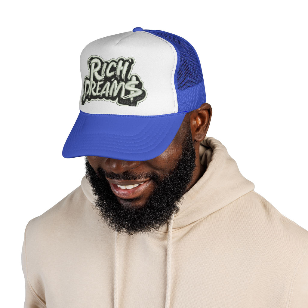 Rich Dreams Curved Peak Foam Trucker Cap