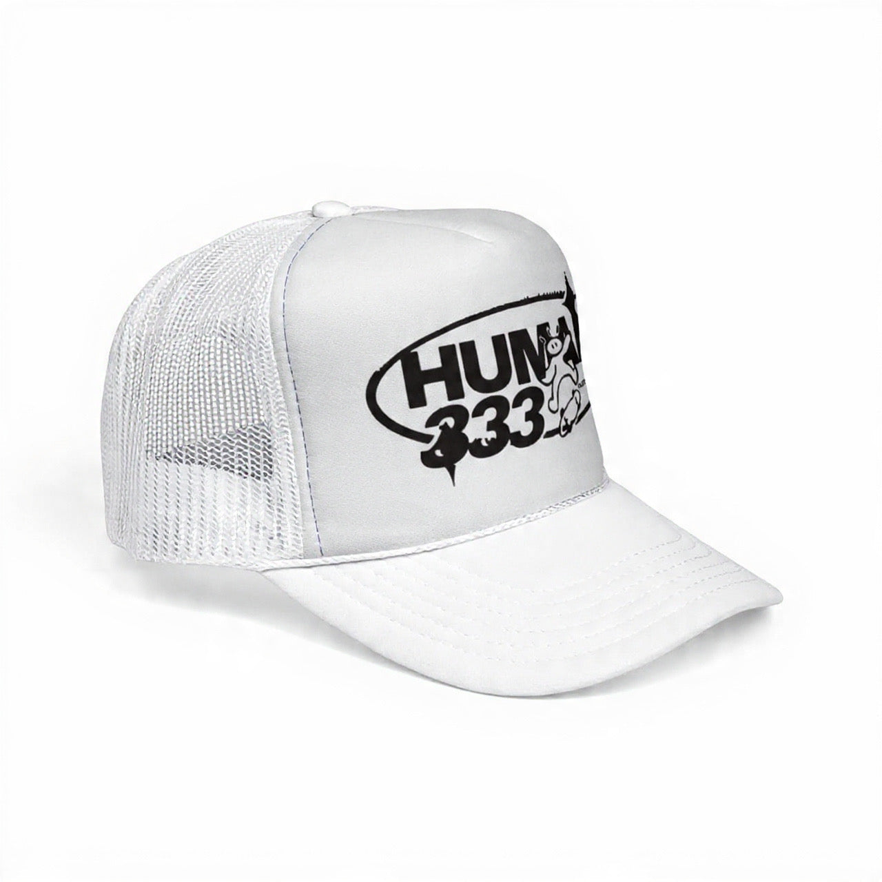 333 Curved Foam Trucker Cap