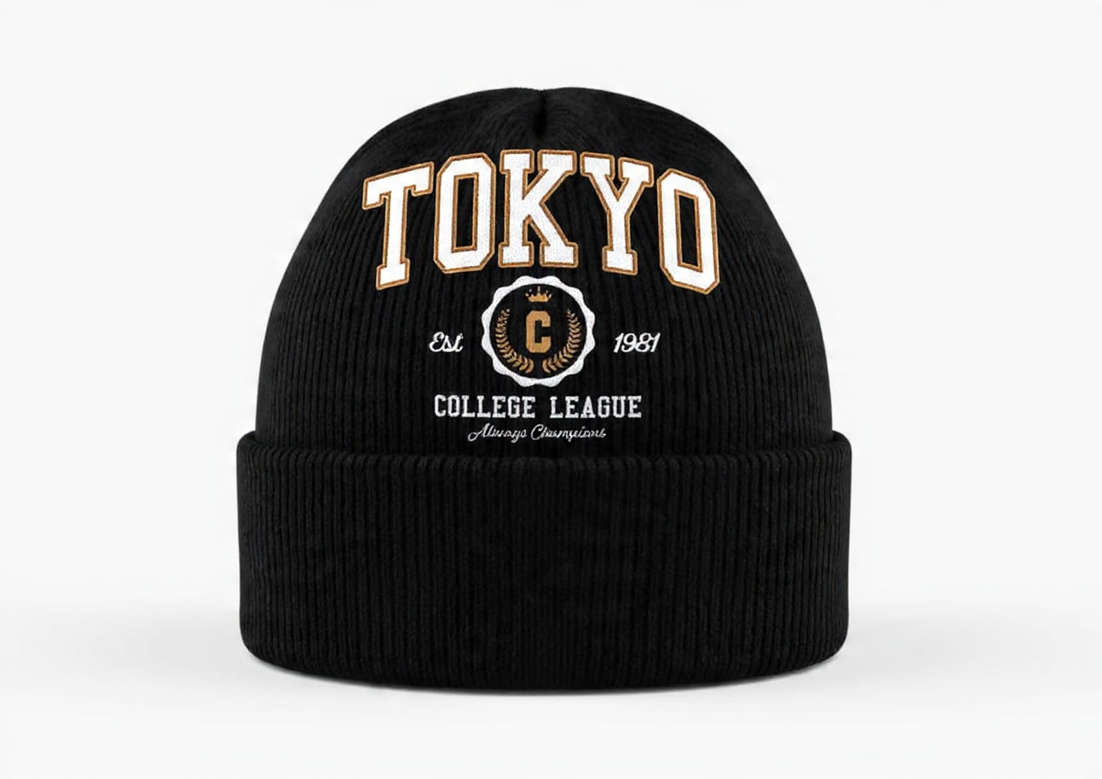Tokyo College Cuffed Beanie