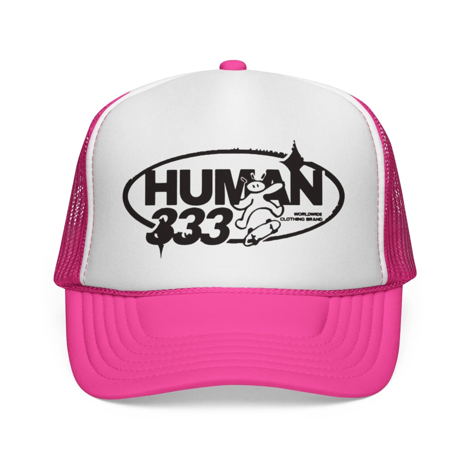 333 Curved Foam Trucker Cap