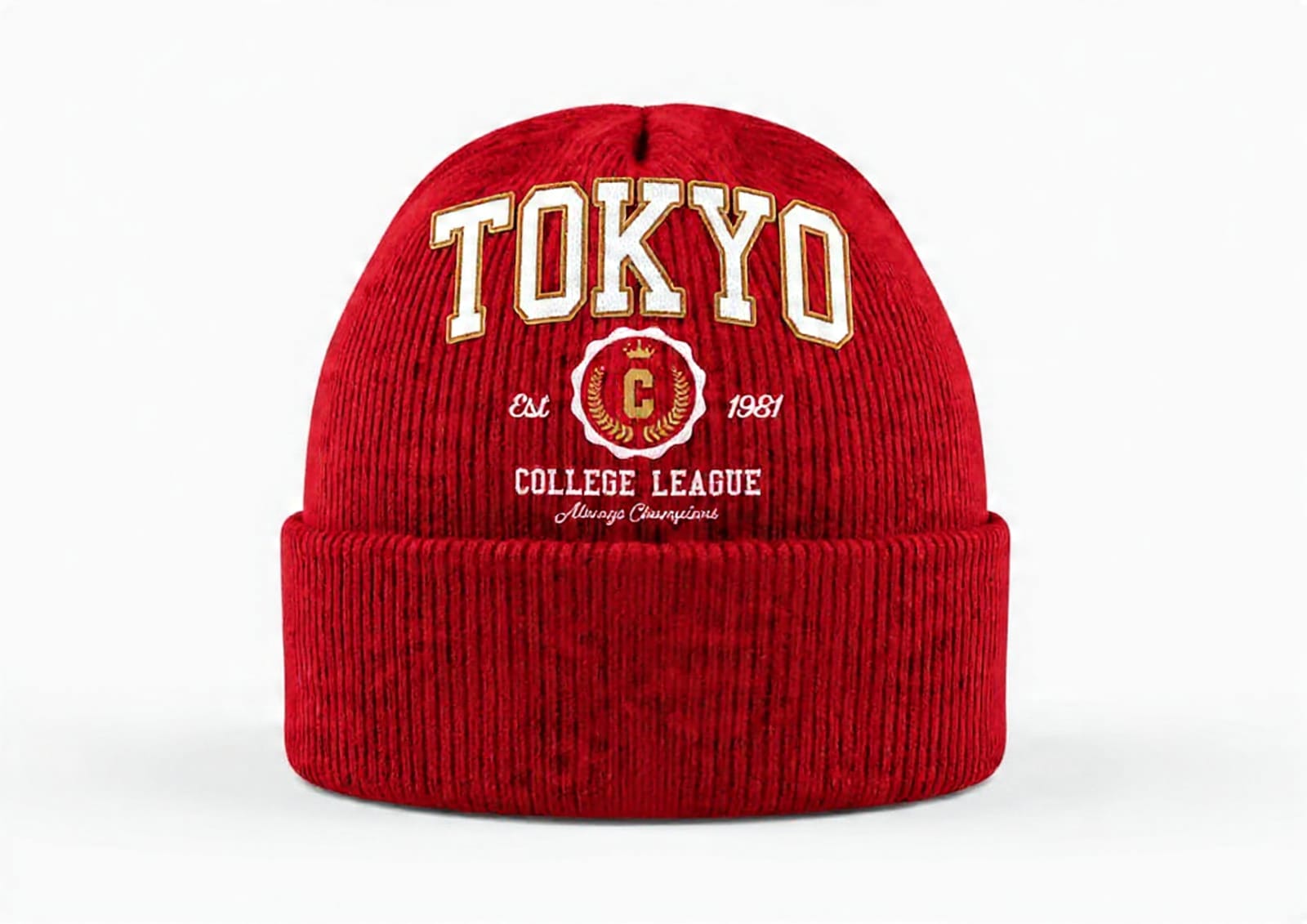 Tokyo College Cuffed Beanie