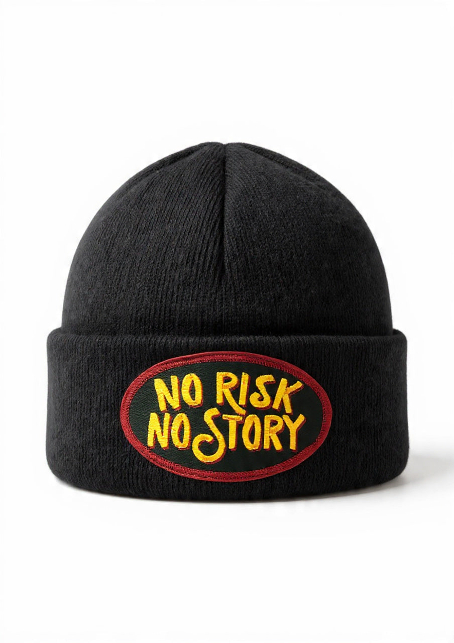 No Risk No Story Fleece Beanie