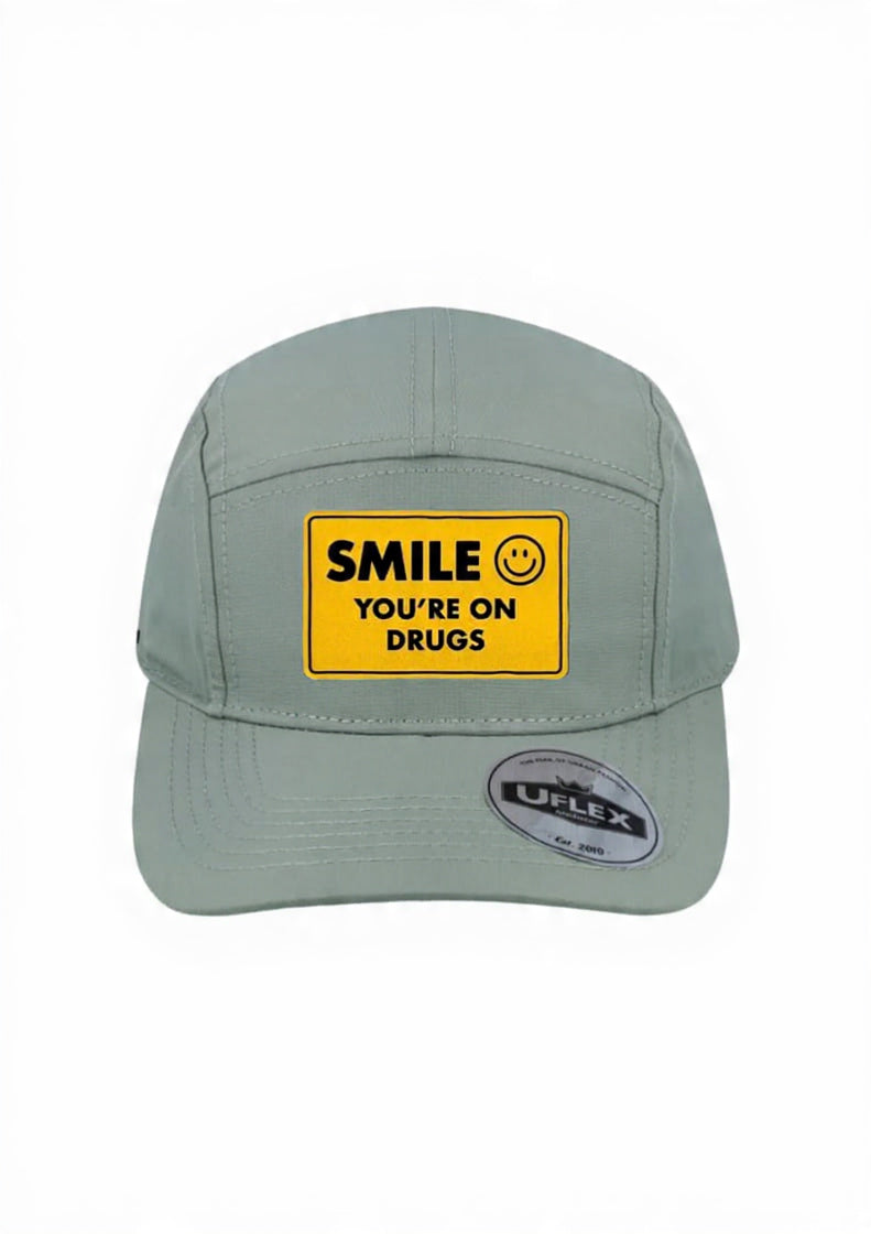 Smile 5 Panel Ripstop Cap