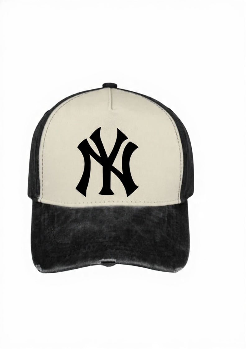 NY Washed 5 Panel Cap