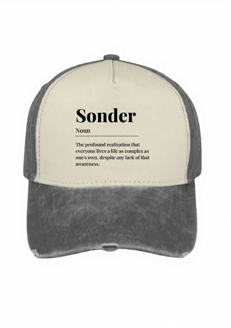 Sonder Washed 5 Panel Cap