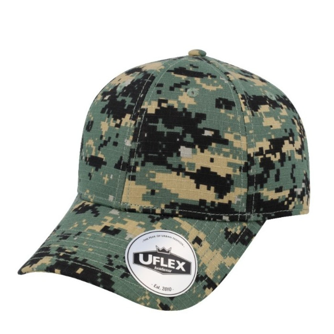 6 Panel Camo Outdoor Cap