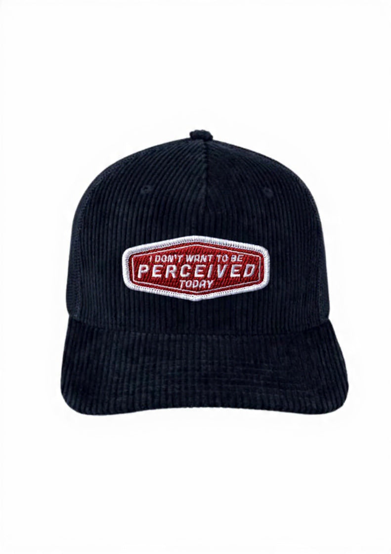 Perceived 5 Panel Corduroy Trucker Cap
