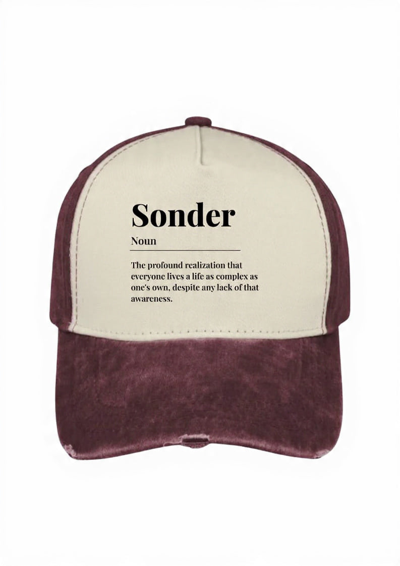 Sonder Washed 5 Panel Cap