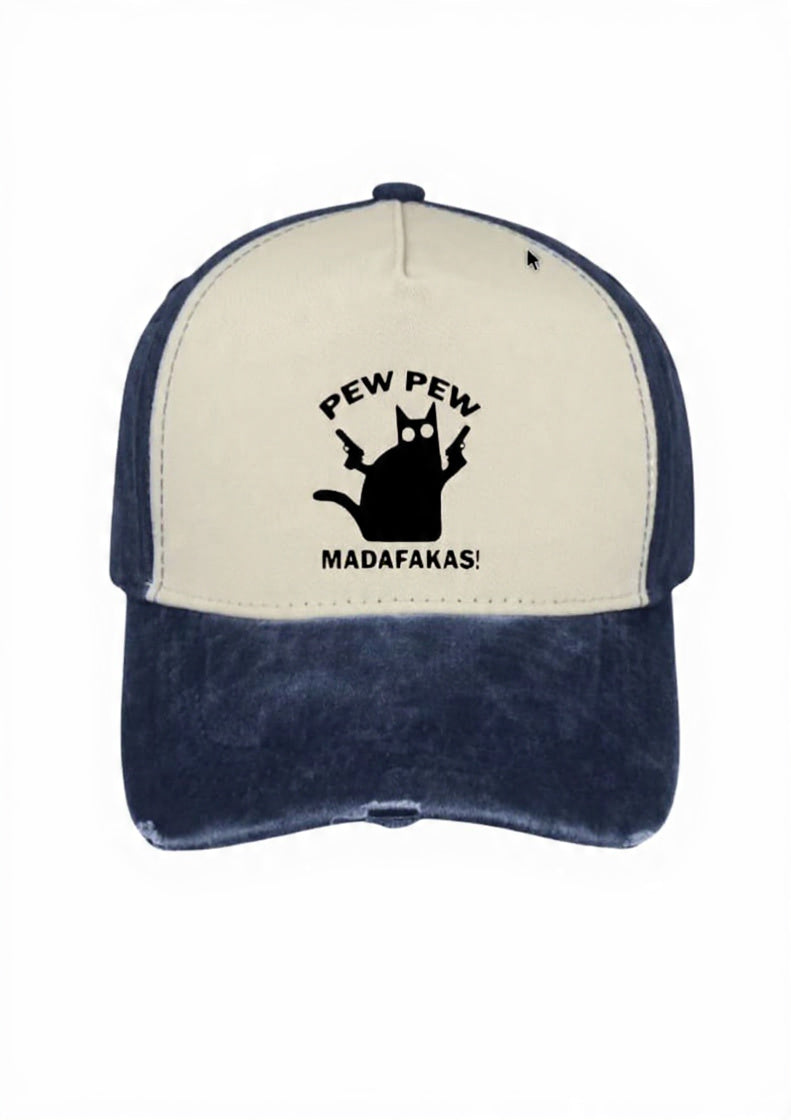 Pew Pew Washed 5 Panel Cap