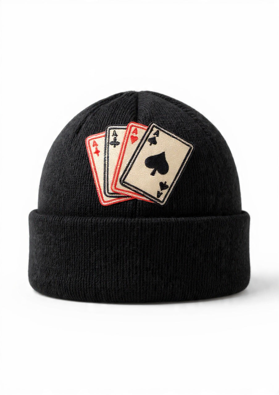 4 Aces  Fleece Beanie