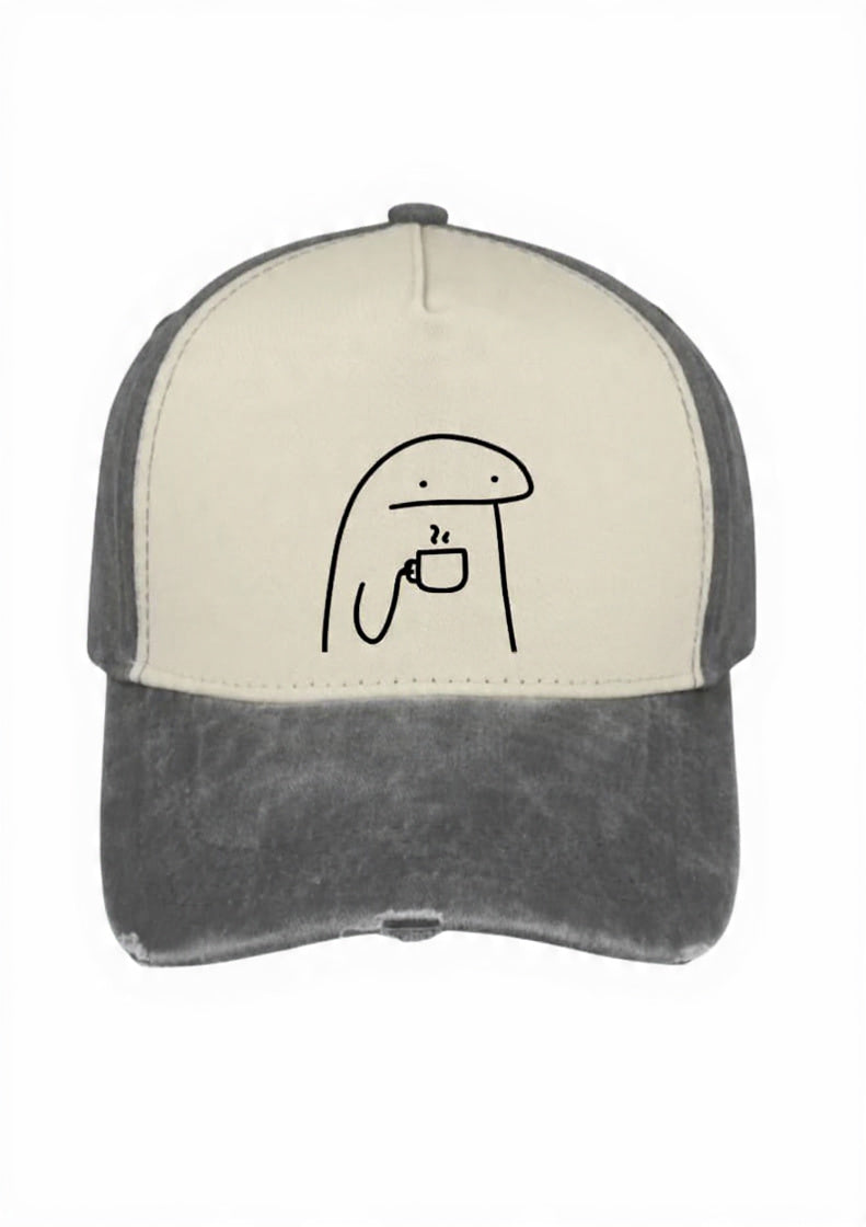 Printed Washed 5 Panel Cap IIII