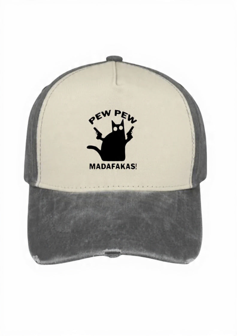Pew Pew Washed 5 Panel Cap