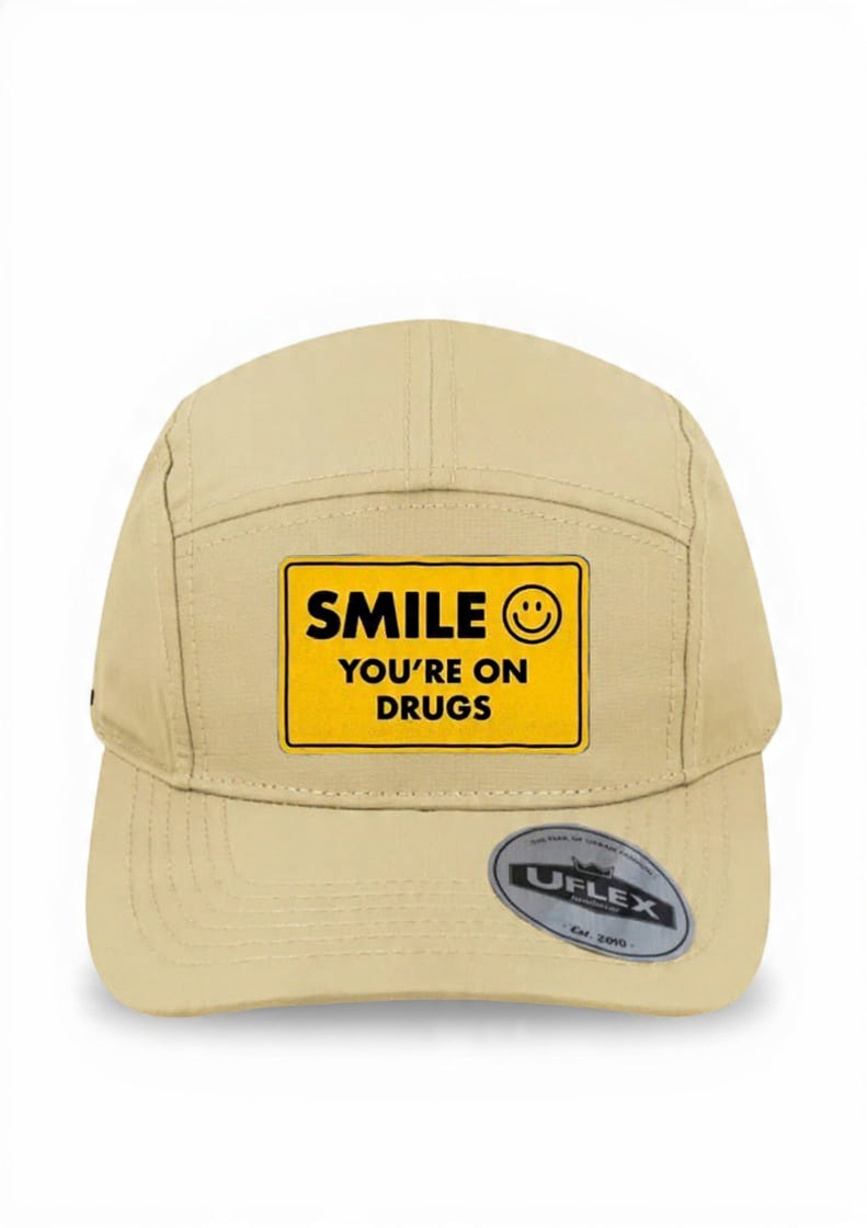 Smile 5 Panel Ripstop Cap