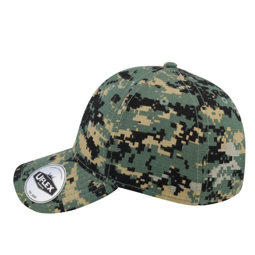 6 Panel Camo Outdoor Cap