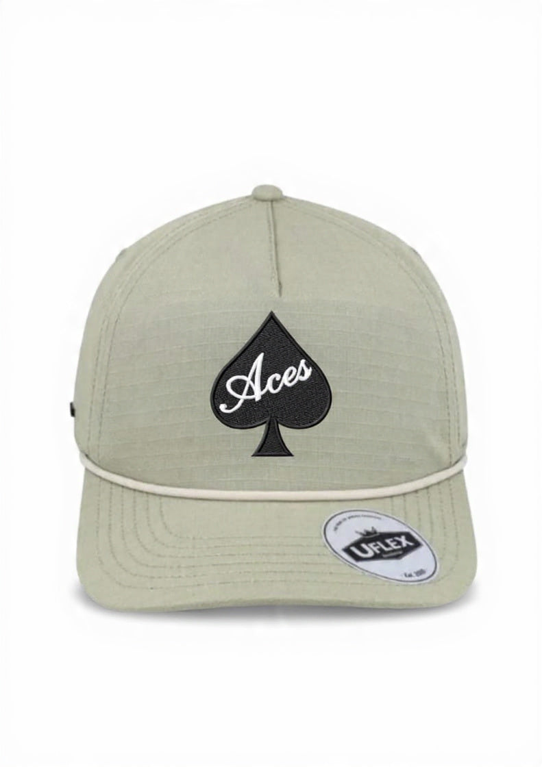 Aces 5 Panel Ripstop Cap
