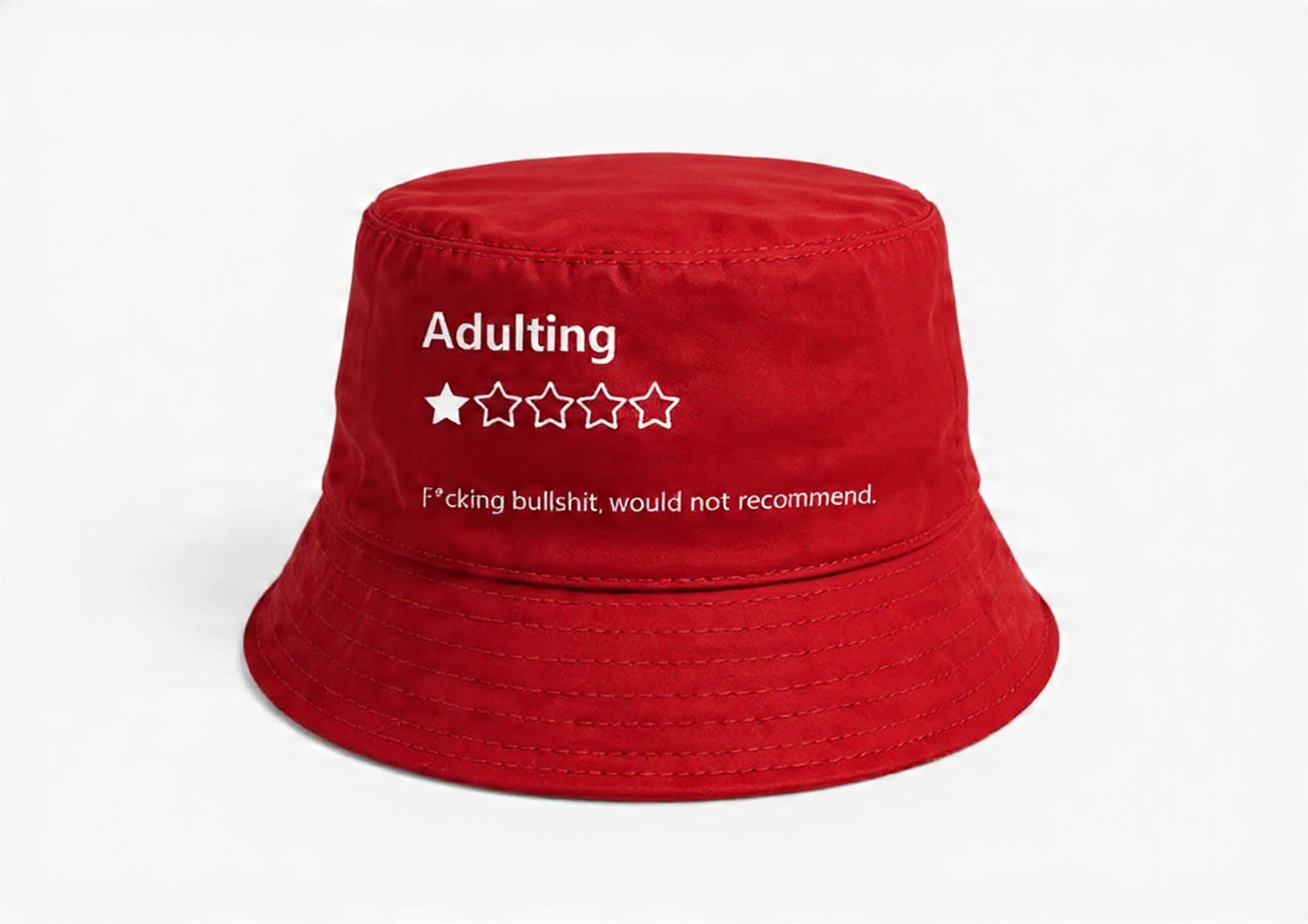 Adulting Review Bucket Hat