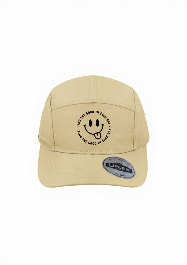 Find The Good In Each Day 5 Panel Ripstop Cap