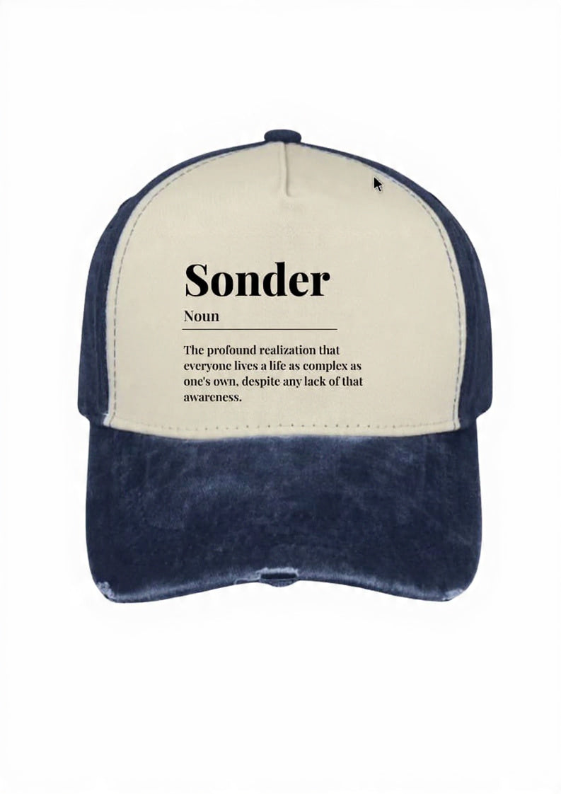 Sonder Washed 5 Panel Cap