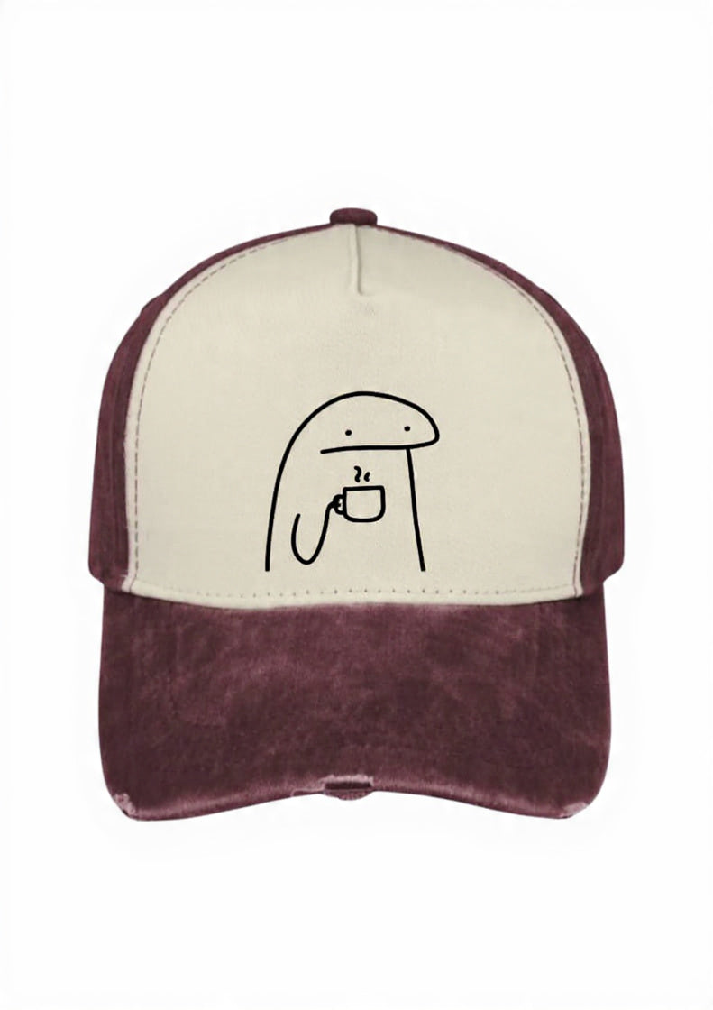 Printed Washed 5 Panel Cap IIII