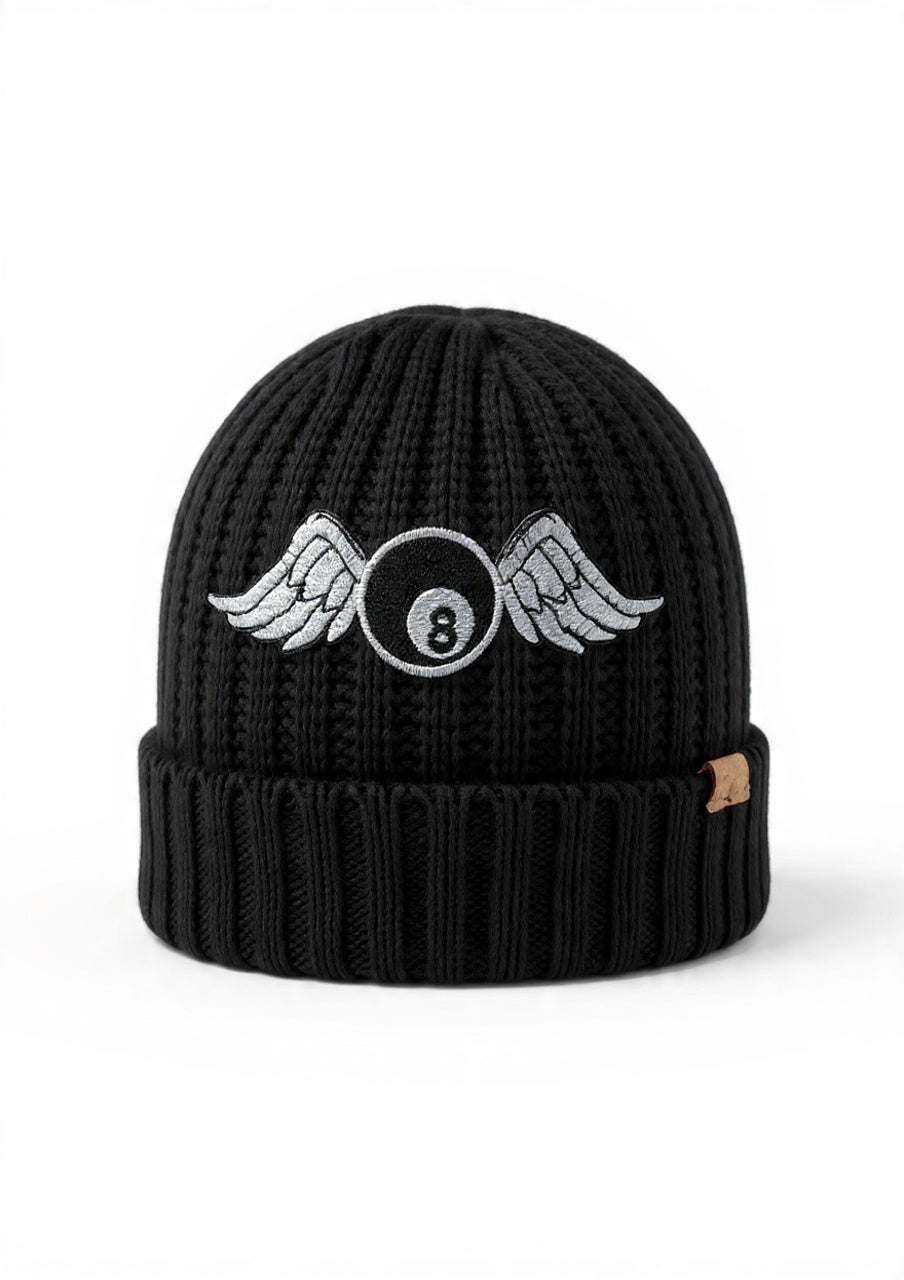 Winged Billiard Fisherman Beanie