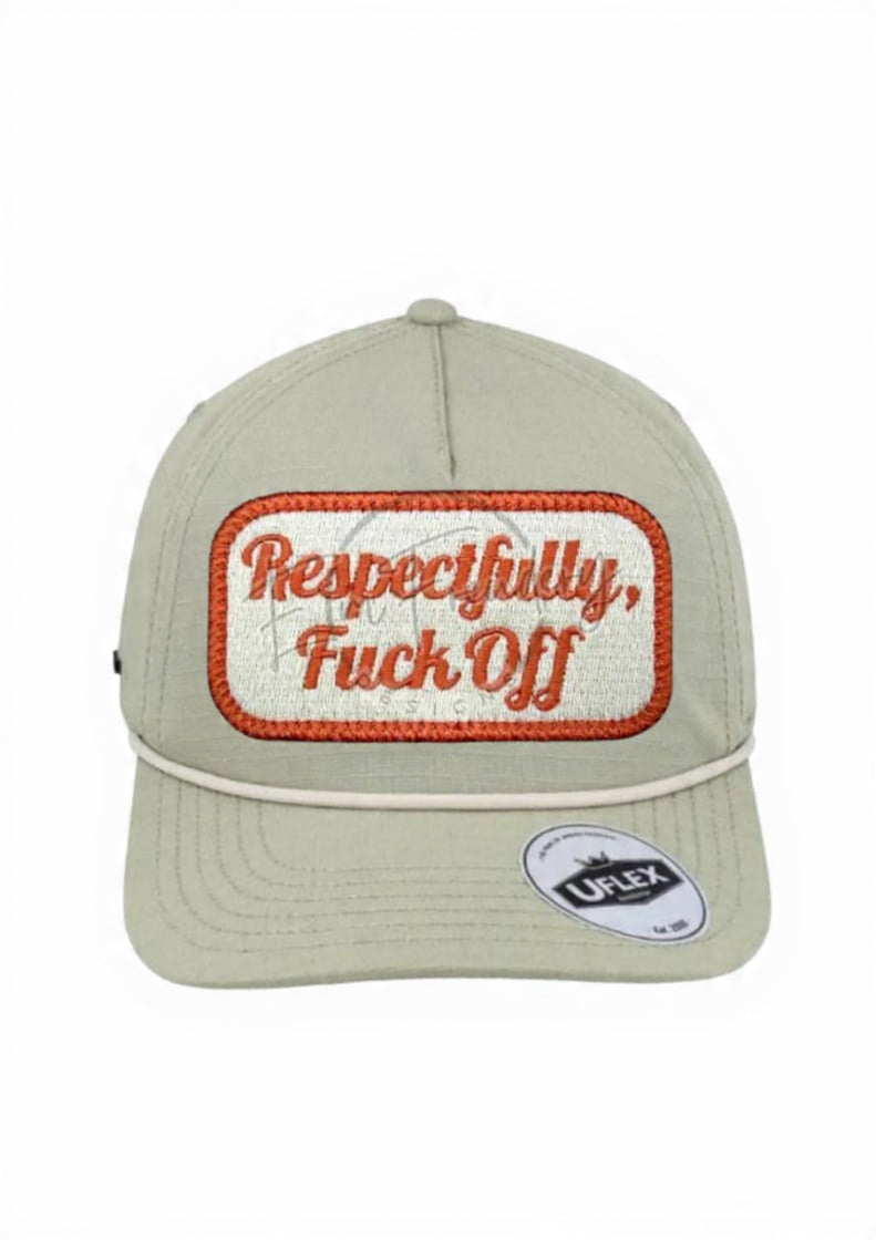 F- Off 5 Panel Ripstop Dad Cap