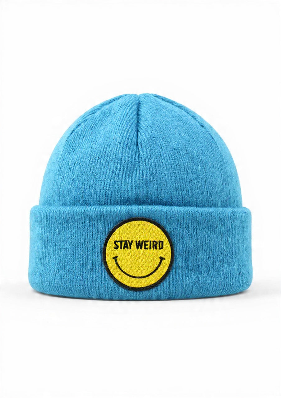 Stay Wierd Fleece Beanie