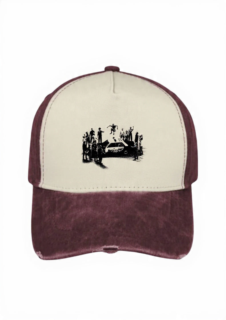 The System Washed 5 Panel Cap