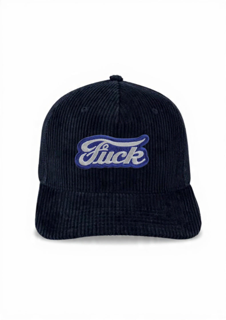 F- 5 Panel Corduroy Trucker Cap